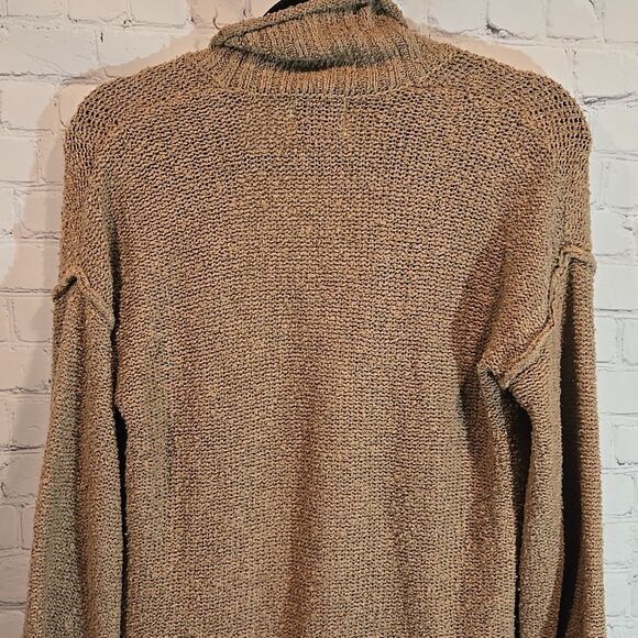 Pink Rose Light Brown Cardigan Size M - Picture 7 of 8